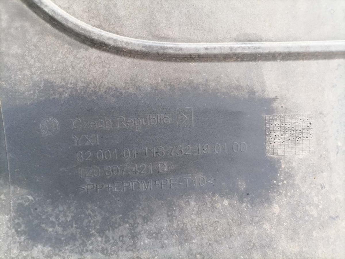 Skoda Octavia Scout 1Z original Sto&szlig;stange Sto&szlig;f&auml;nger hinten LF9R Facelift BJ12